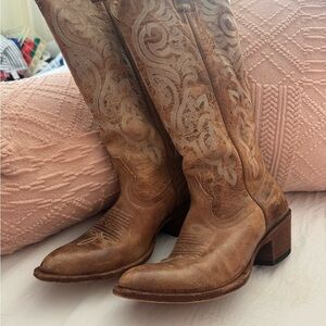Shyanne Tall Brown Western Cowboy Boots